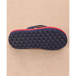 Cute Walk by Babyhug Slip On Flip Flops Sports Ball Print-  Red