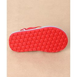Cute Walk by Babyhug Flip Flops With Back Strap Tiger Print- Blue