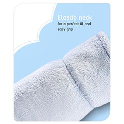 Babyhug Premium Feeding Bottle Cover with Sherpa Lining Blue - Fits upto 330 ml