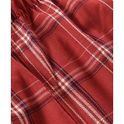 Babyhug Cotton Woven Boxers Checks & Star Print Pack of 3- Maroon Blue & White