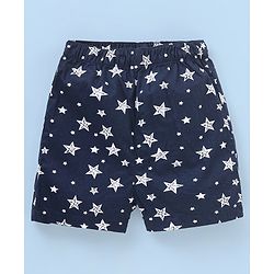 Babyhug Cotton Knit Boxers Boat & Stars Print Pack of 3 - Maroon Navy Blue  & Yellow