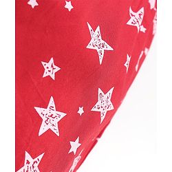 Babyhug Cotton Knit Boxers Star & Moon Print Pack of 3 - Maroon Blue & Red