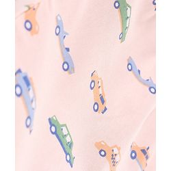 Babyhug Cotton Knit Boxers Checks & Cars Print Pack of 3 - Blue & Pink