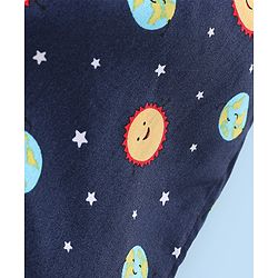Babyhug Cotton Knit Boxers Checks & Stripes Print Pack of 3 - Yellow & Blue