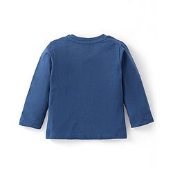 Babyhug Cotton Knit Full Sleeves Night Suit with Koala Print - Navy