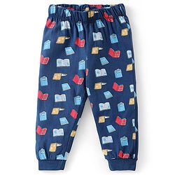 Babyhug Cotton Knit Full Sleeves Night Suit with Koala Print - Navy