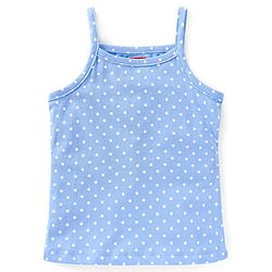 Babyhug 100% Cotton Singlet Slips Butterfly Print Pack of 3 - Blue & Purple