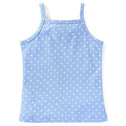 Babyhug 100% Cotton Singlet Slips Butterfly Print Pack of 3 - Blue & Purple