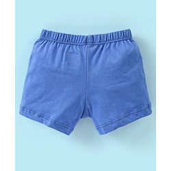 Babyhug 100% Cotton Car Printed Trunk Pack of 3 - White & Blue