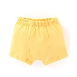 Babyhug 100% Cotton Knit Trunks Frog & Striped Print Pack of 3 - Blue & Yellow