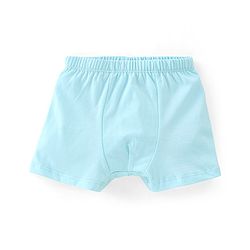 Babyhug 100% Cotton Animal Printed Trunk Pack of 3 - White Blue & Green