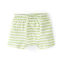 Babyhug 100% Cotton Animal Printed Trunk Pack of 3 - White Blue & Green