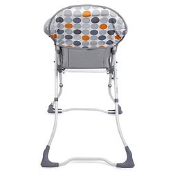 Babyhug Foodjoy Smart Folding High Chair With 5 Point Safety Harness - Grey
