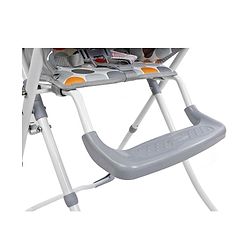 Babyhug Foodjoy Smart Folding High Chair With 5 Point Safety Harness - Grey