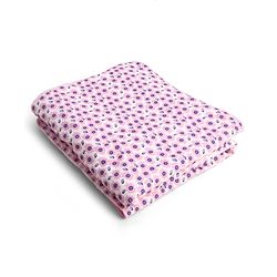 Babyhug Sherin & Poly Wool All Season Blanket Floral Print - White