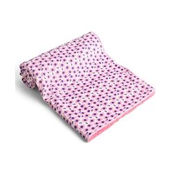 Babyhug Sherin & Poly Wool All Season Blanket Floral Print - White