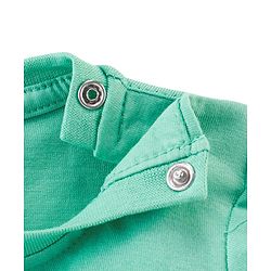 Babyhug Half Sleeves Cotton Jersey Tiger Printed T- Shirt - Green