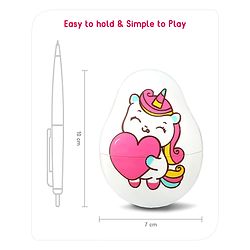 Babyhug Dog Musical Push and Shake Roly Poly| Wobbling Bell Sounds For 0 Months+| Child Safe Material| Gifting Toy| BIS Certified