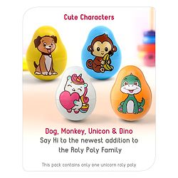 Babyhug Dog Musical Push and Shake Roly Poly| Wobbling Bell Sounds For 0 Months+| Child Safe Material| Gifting Toy| BIS Certified