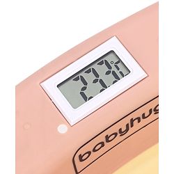 Babyhug Foldable Bathtub with Cushion and Inbuilt Thermometer - Pink