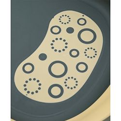 Babyhug Foldable Bathtub with Cushion and Inbuilt Thermometer - Green