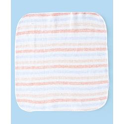 Babyhug Terry Knit Wash Cloths Pack of 6- Multicolour