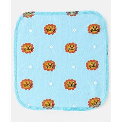 Babyhug Terry Knit Wash Cloths Pack of 6- Multicolour