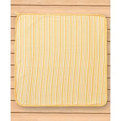 Babyhug Double Layer Terry Monkey Print Hooded Towel L 73 x B 73 cm - Yellow