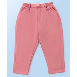 Babyhug Full Sleeves Musical Notes Printed Stretch Fit Party Shirt & Trousers with Cap & Bow - Peach & White