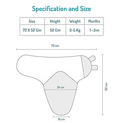 Babyhug 100% Cotton Swaddle Wrapper Sports Theme Pack of 2 - Navy Blue