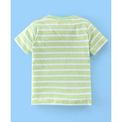 Babyhug Cotton Half Sleeves T-Shirt Car Print Pack of 3 - Yellow & Green