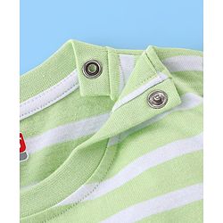 Babyhug Cotton Half Sleeves T-Shirt Car Print Pack of 3 - Yellow & Green
