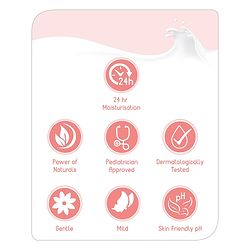 Babyhug Milk Protein Formula Daily Full Body and Face Moisturizing Cream Pack of 2 - 100 ml Each
