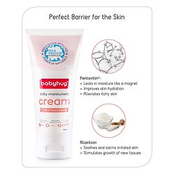 Babyhug Milk Protein Formula Daily Full Body and Face Moisturizing Cream Pack of 2 - 100 ml Each