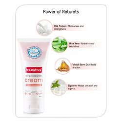 Babyhug Milk Protein Formula Daily Full Body and Face Moisturizing Cream Pack of 2 - 100 ml Each