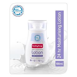 Babyhug Milk Protein Formula Daily Moisturising Milky Lotion Mild & Gentle Formula For Newborn Baby - 200 ml