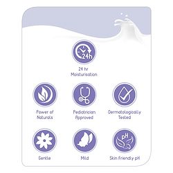 Babyhug Milk Protein Formula Daily Moisturising Milky Lotion Mild & Gentle Formula For Newborn Baby - 200 ml