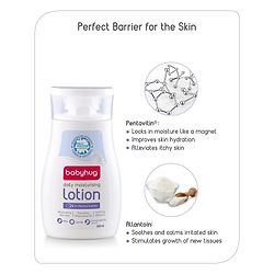 Babyhug Milk Protein Formula Daily Moisturising Milky Lotion Mild & Gentle Formula For Newborn Baby - 200 ml