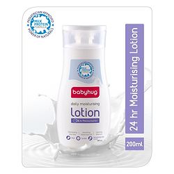 Babyhug Milk Protein Formula Daily Moisturising Lotion Pack of 2 - 200 ml Each