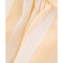 Babyhug Rayon Sleeveless Top With Striped & Lace Detailing - Yellow
