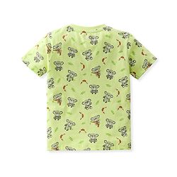 Babyhug Cotton Jersey Knit Half Sleeves T-Shirt with Koala Print - Green