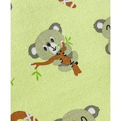 Babyhug Cotton Jersey Knit Half Sleeves T-Shirt with Koala Print - Green