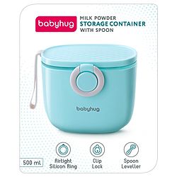 Babyhug Milk Powder Storage Container with Spoon - Blue
