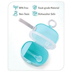Babyhug Milk Powder Storage Container with Spoon - Blue