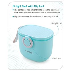 Babyhug Milk Powder Storage Container with Spoon - Blue
