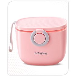 Babyhug Milk Powder Storage Container with Spoon - Pink