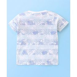 Babyhug Cotton Jersey Half Sleeves T-Shirt Text Print - White