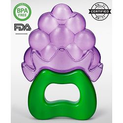 Babyhug Water Filled Grapes Teether - Purple