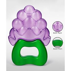 Babyhug Water Filled Grapes Teether - Purple