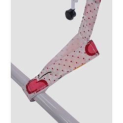 Babyhug Little Dreams Cradle with Mosquito Net & Wheels - Blue